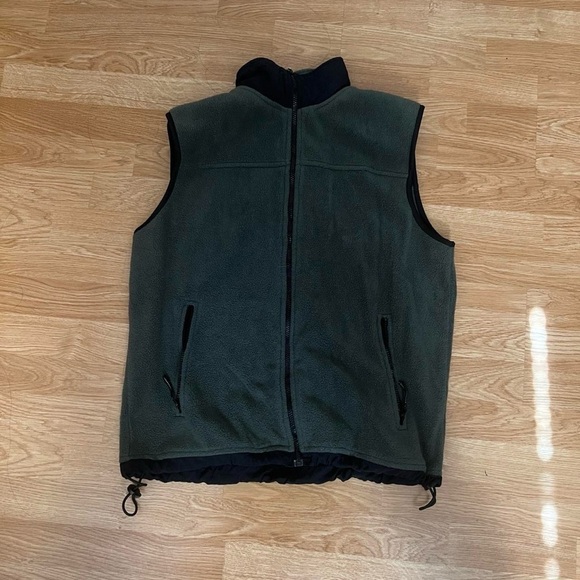 Prospirit Men's Forest Green Fleece Vest - Picture 2 of 7